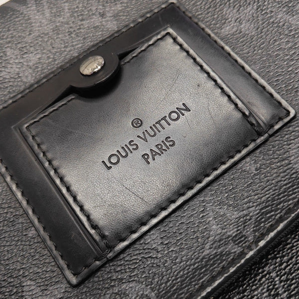 VOYAGER PM Monogram Coated Canvas Black