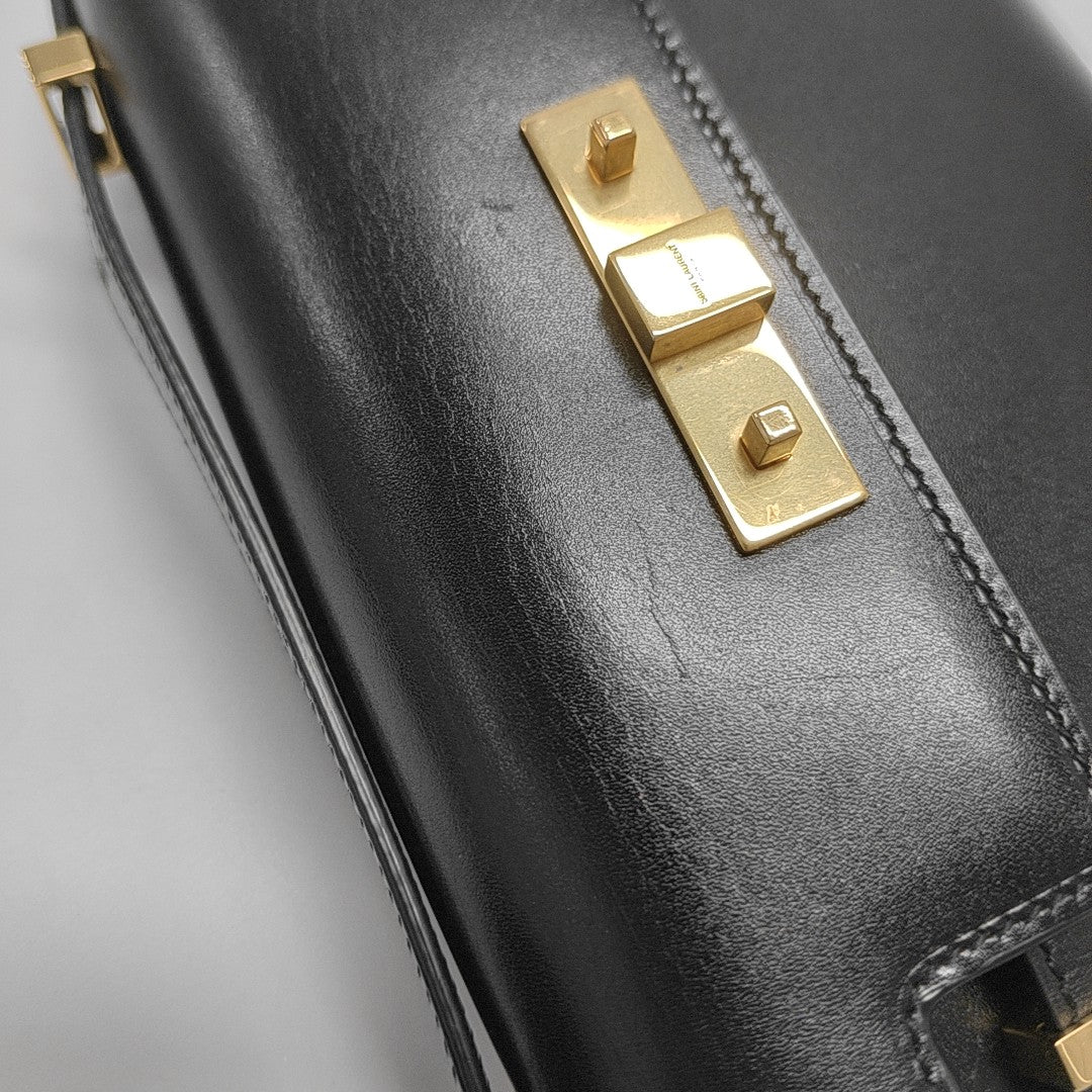 MANHATTAN Mini Calfskin Black