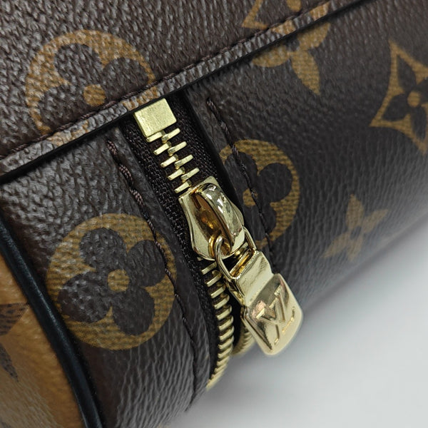 Vanity Chain Pouch Monogram Coated Canvas Brown