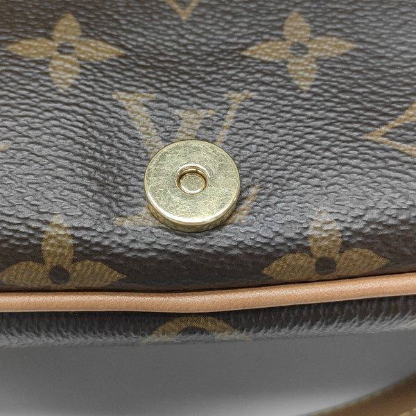 DIANE Monogram Coated Canvas Brown