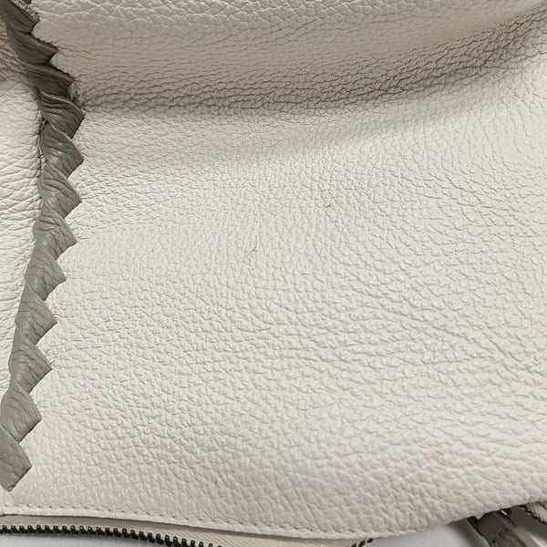 Calfskin Top Handle Bag White