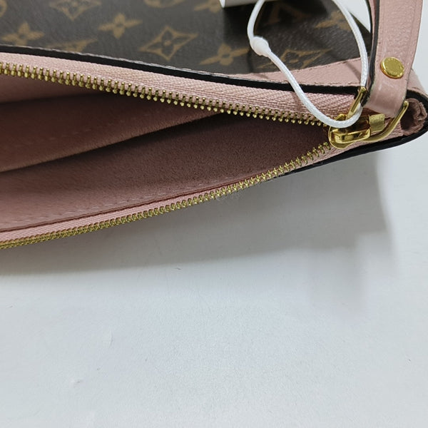 DAILY Monogram Coated Canvas Brown