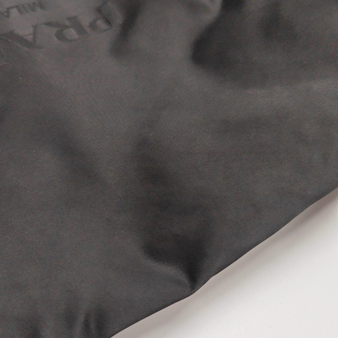 Nylon Shoulder Bag Black