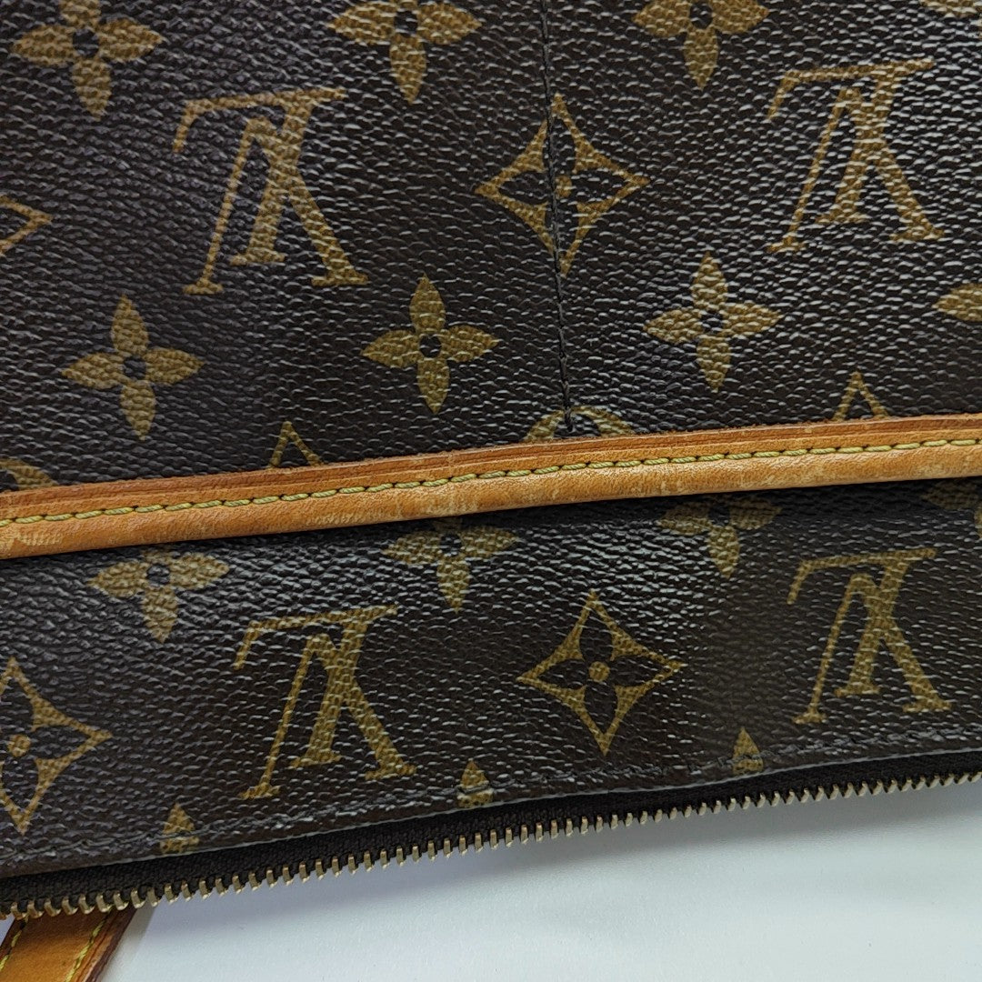 POPINCOURT Monogram Coated Canvas Brown