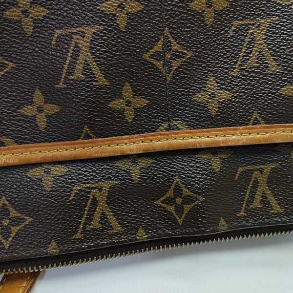 POPINCOURT Monogram Coated Canvas Brown
