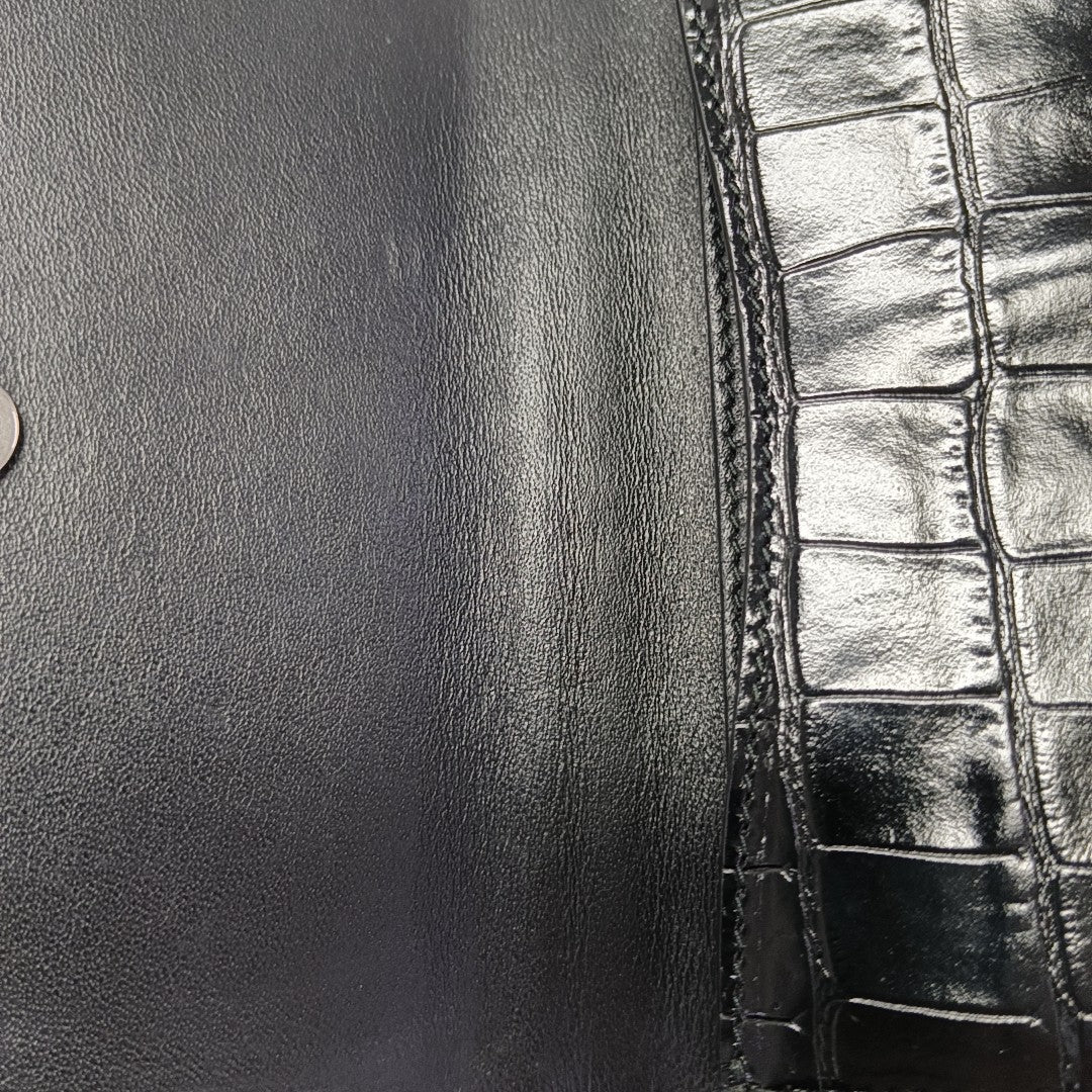 Sharp Calfskin Black