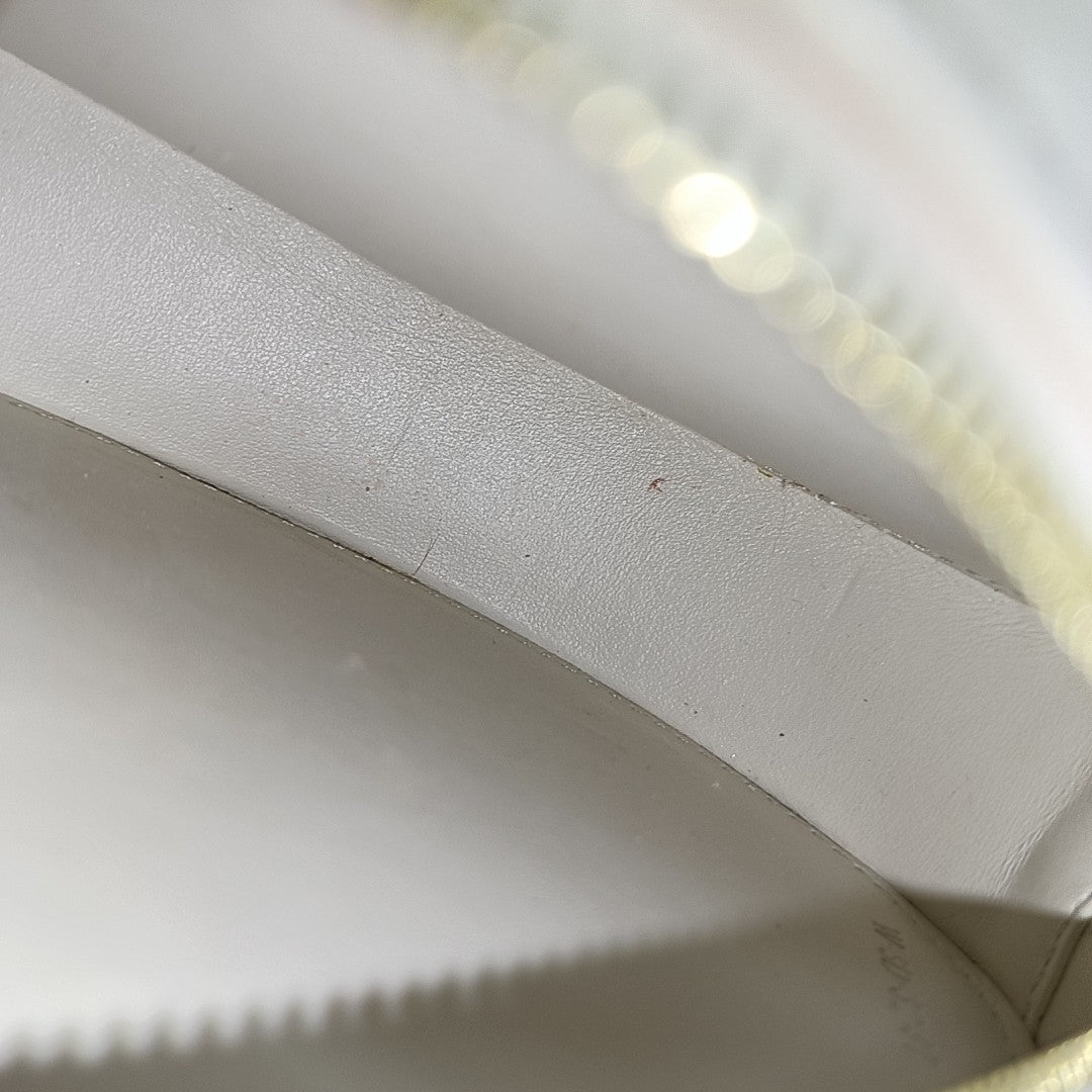 TRIOMPHE Mini Calfskin White