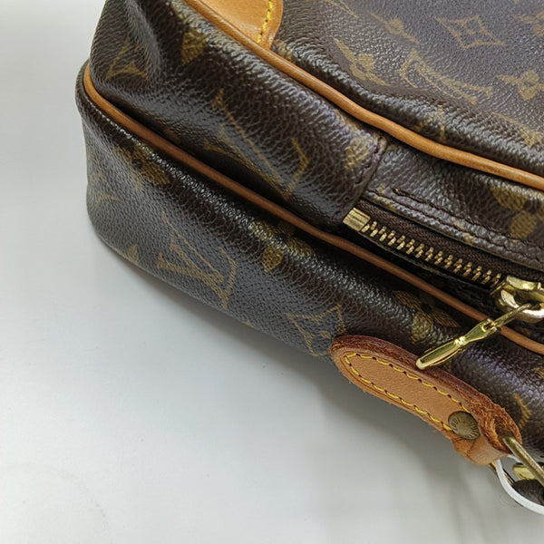 AMAZON Monogram Coated Canvas Brown