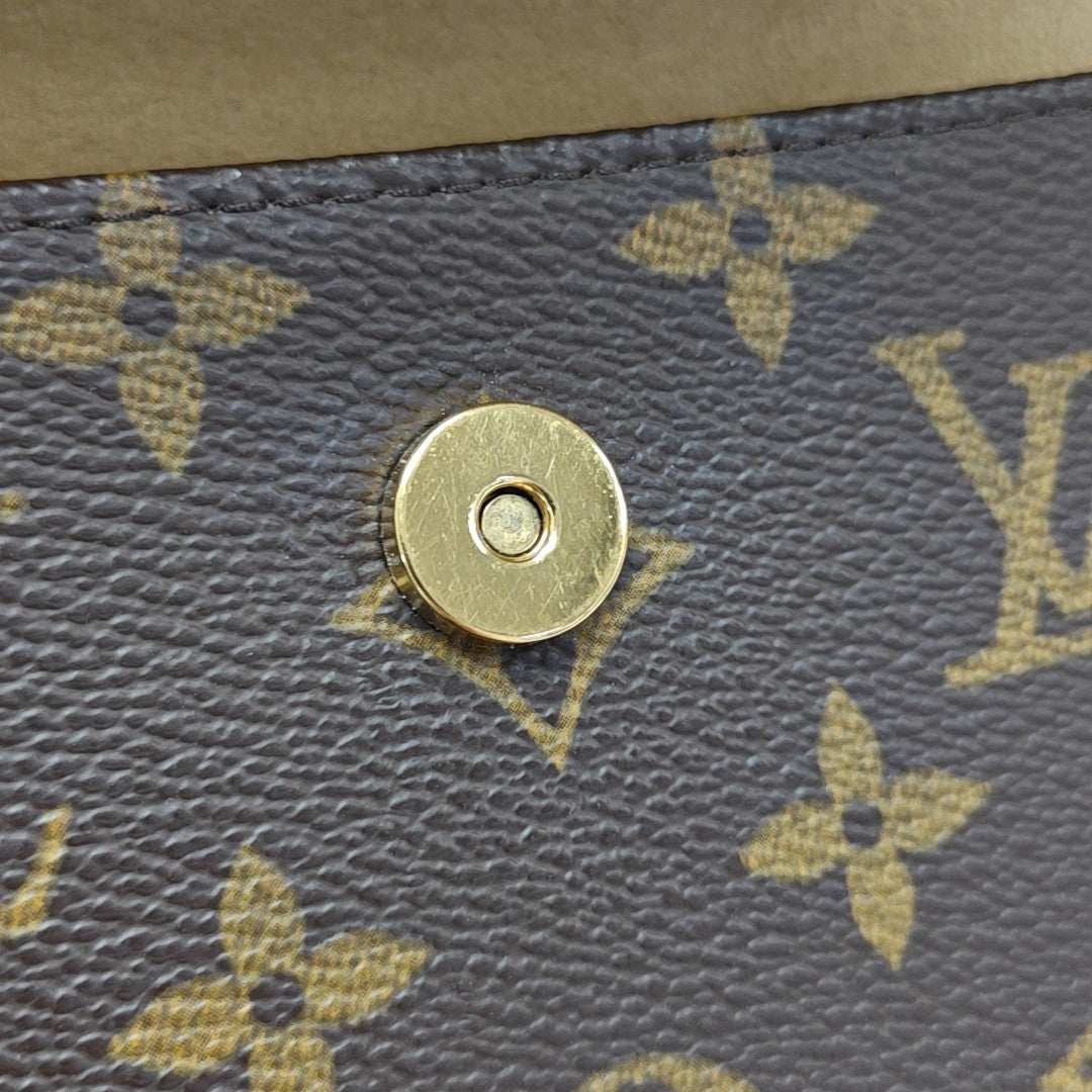 FLORENTINE Monogram Coated Canvas Brown
