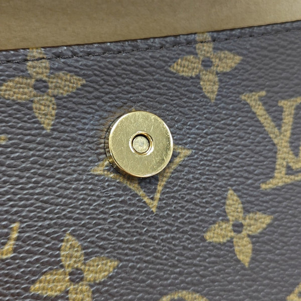 FLORENTINE Monogram Coated Canvas Brown