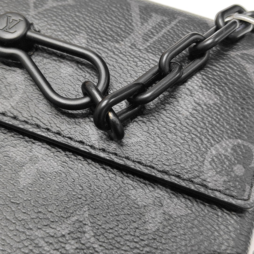 STEAMER Mini Monogram Coated Canvas Black