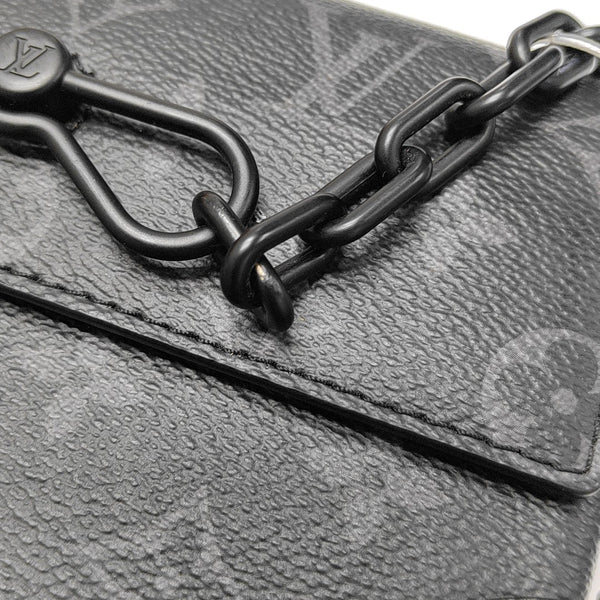 STEAMER Mini Monogram Coated Canvas Black