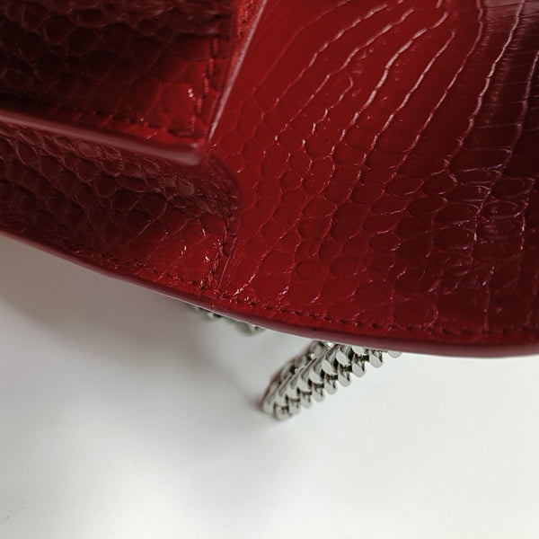 SUNSET Medium Calfskin Red