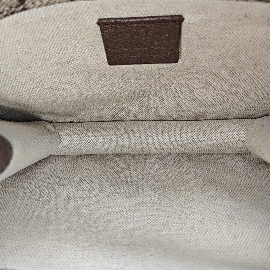 Neo Vintage Small Monogram Coated Canvas Beige