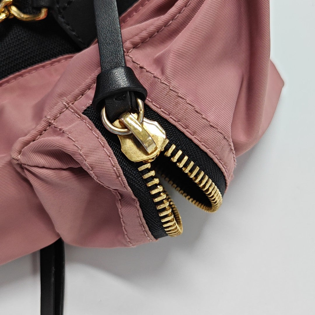 The Rucksack Medium Nylon Beige