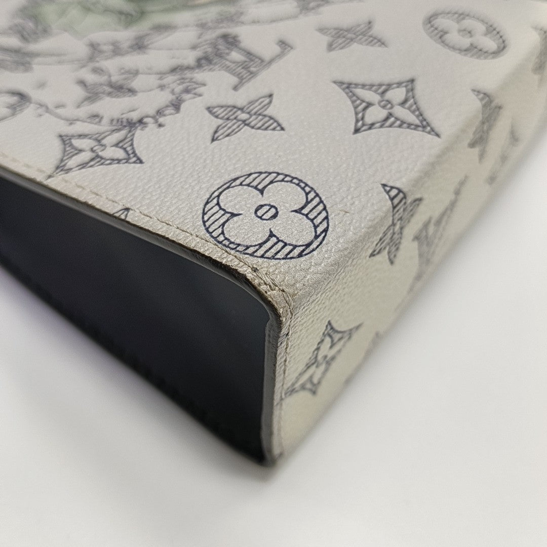 Pochette Voyag MM Monogram Coated Canvas Gray
