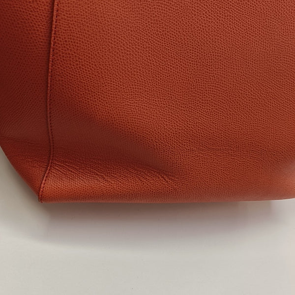 VERTICAL CABAS Small Calfskin Red