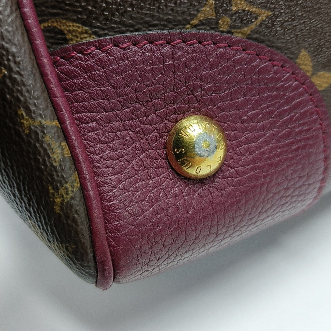 RETIRO NM Monogram Coated Canvas Brown
