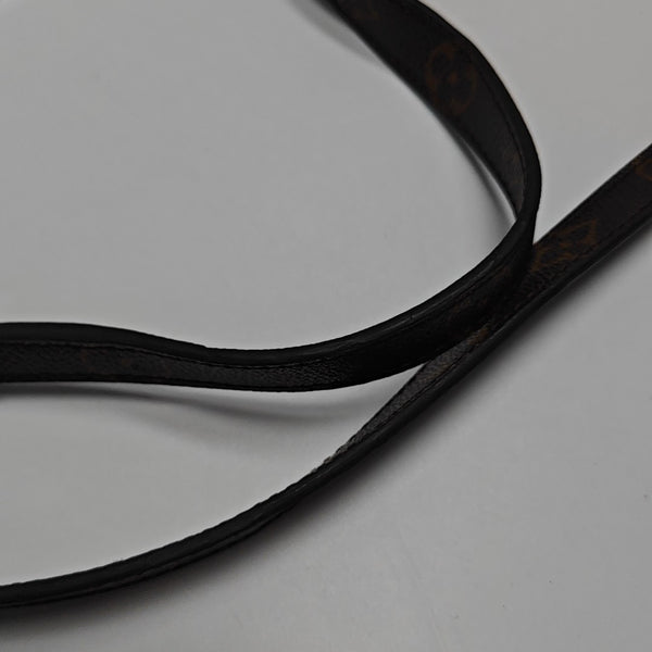 MONTAIGNE BB Monogram Coated Canvas Brown