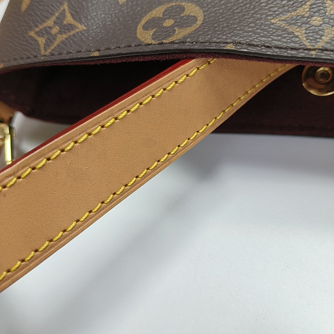 ALL IN BB Monogram Coated Canvas Brown