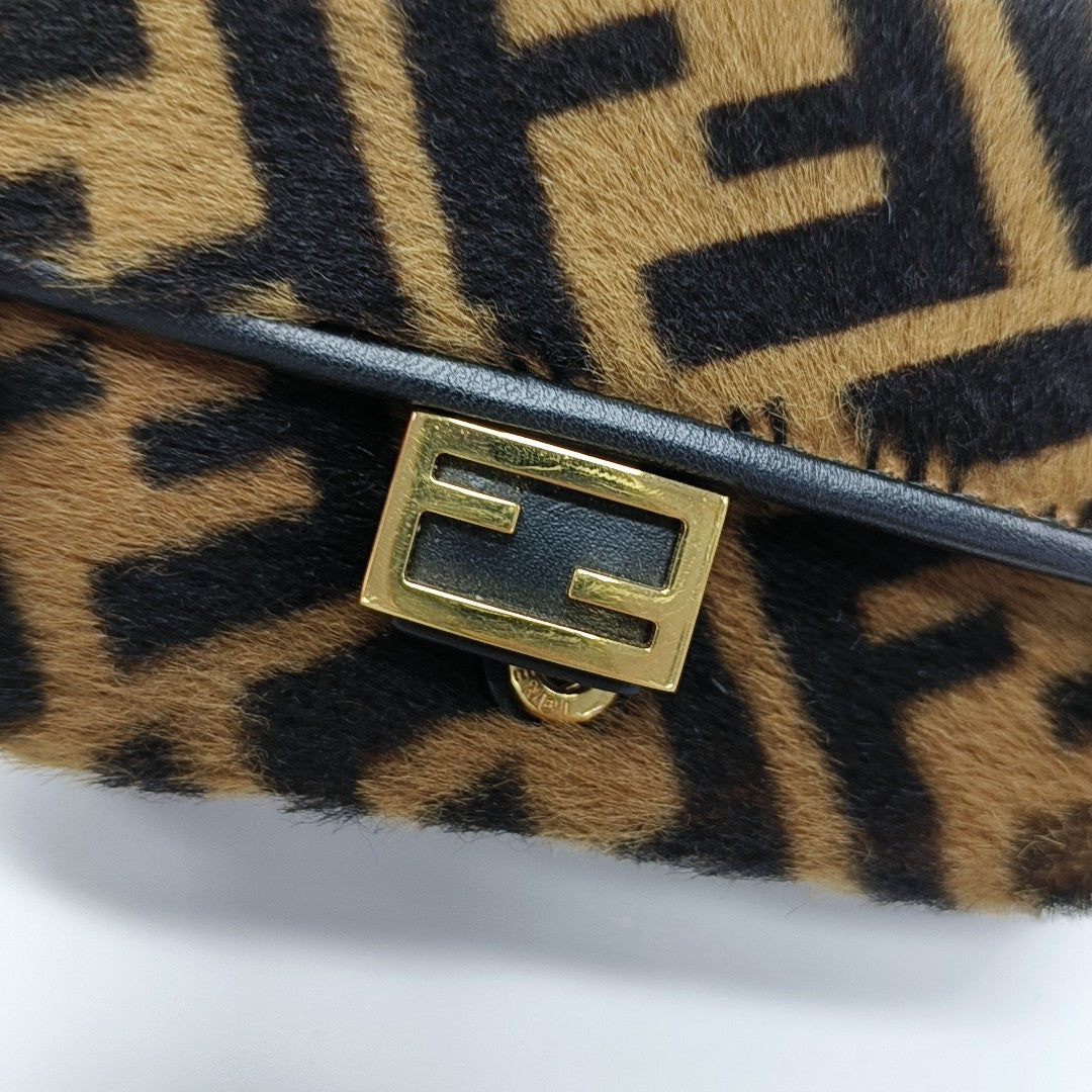Baguette Nano Calfskin Multicolor