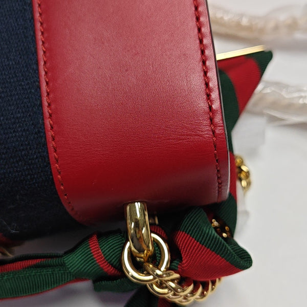 Sylvie Mini Calfskin Red
