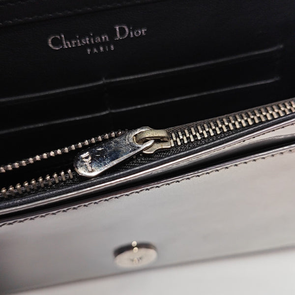 Diorama Cannage Calfskin Silver