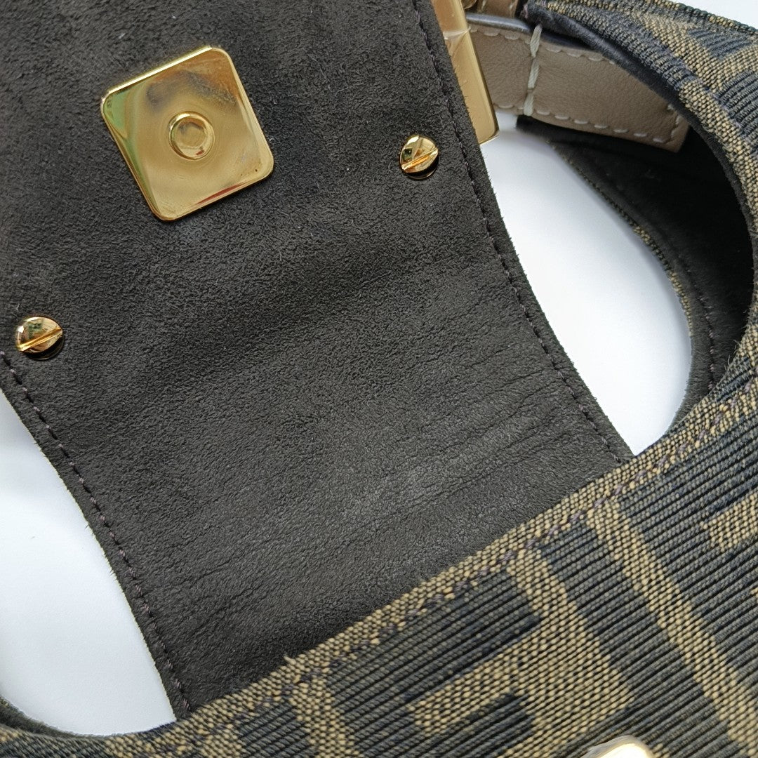 Cookie Mini Monogram Canvas Brown