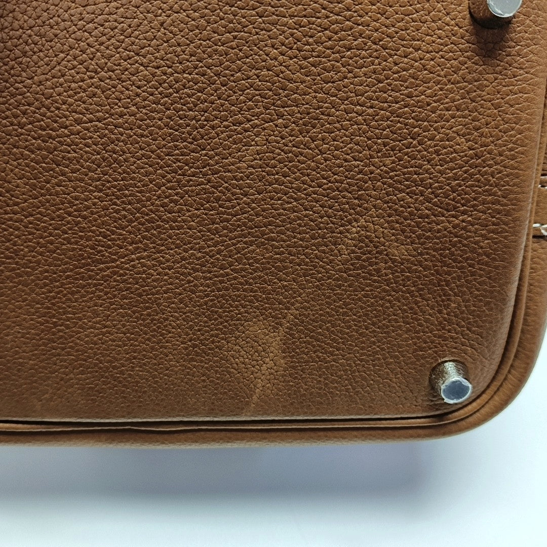 Authenticated pre-owned  Picotin Lock 18 Clemence Yellow - Top Handle Bag at Looply