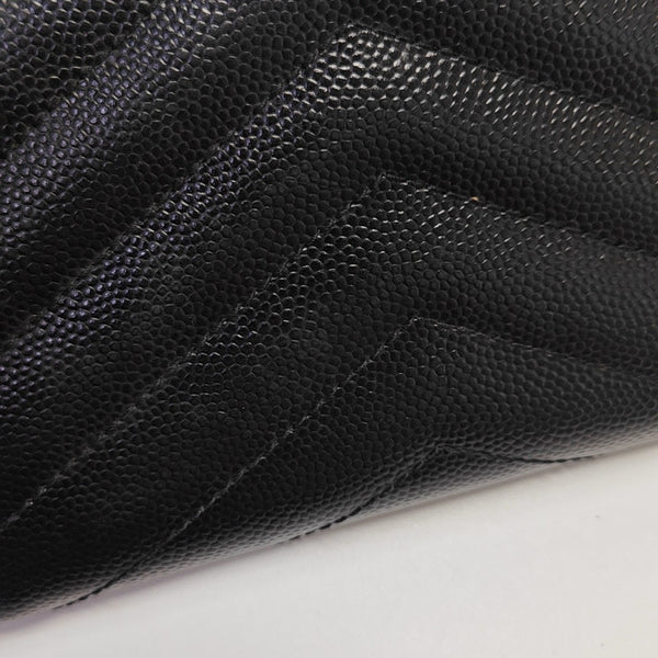 MONOGRAM Chevron Calfskin Black Wallet