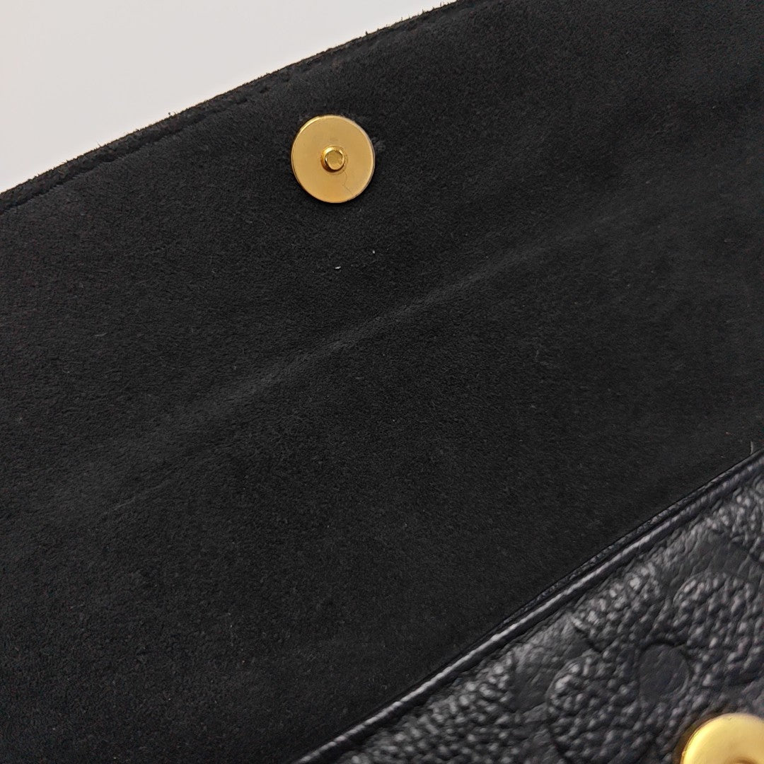 IVY Monogram Calfskin Black
