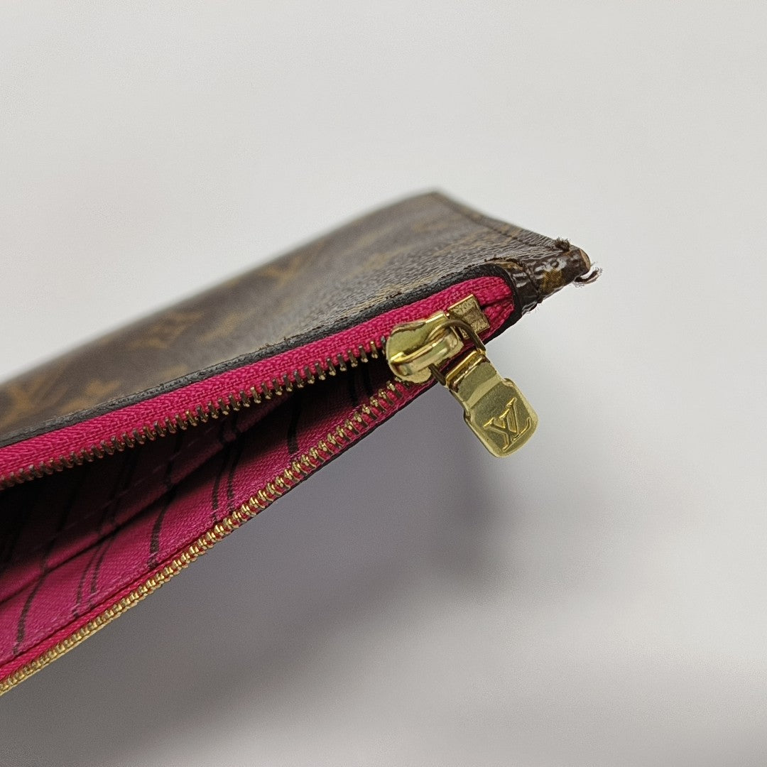 NEVERFULL GM Monogram Coated Canvas Brown