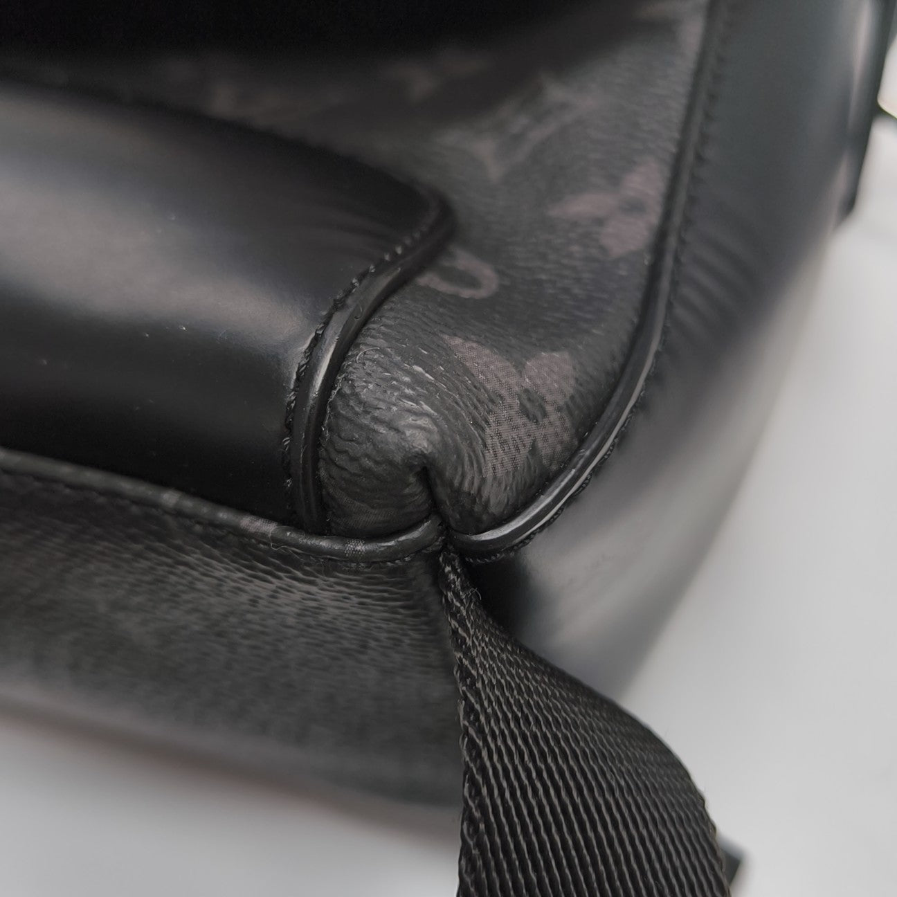 VOYAGER PM Monogram Coated Canvas Black