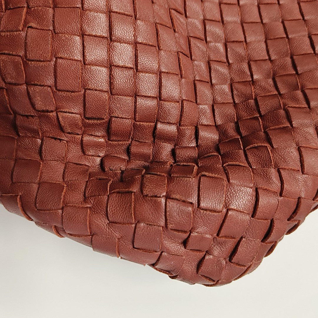 Calfskin Top Handle Bag Red
