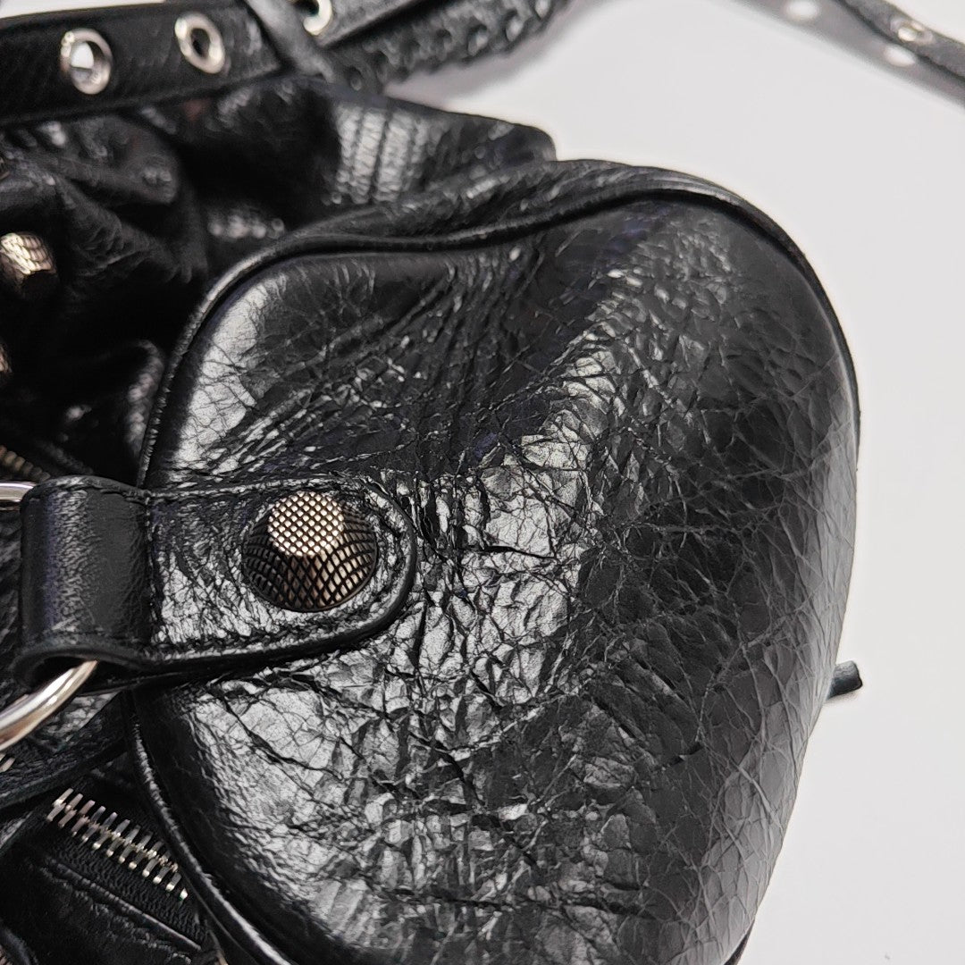 Lambskin Shoulder Bag Black