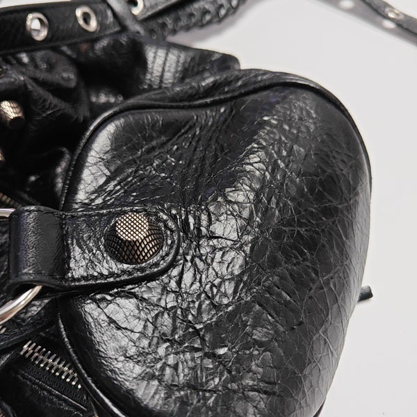 Lambskin Shoulder Bag Black