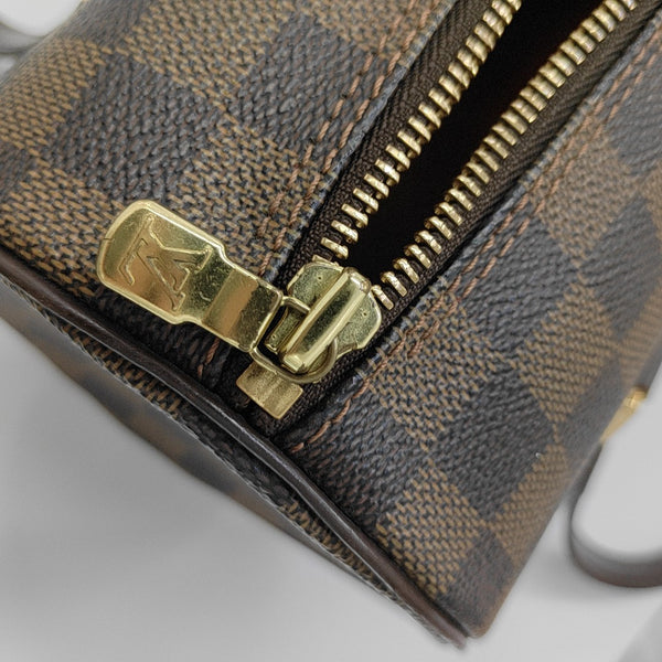 PAPILLON 26 Damier Ebene Coated Canvas Brown