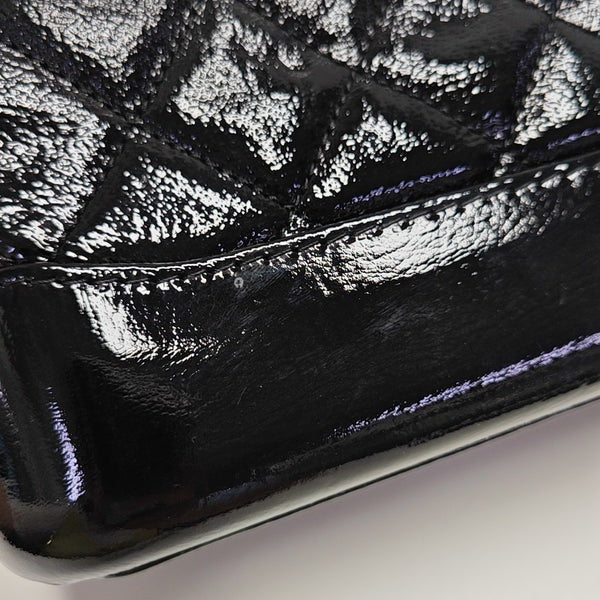 GABRIELLE Small Quilted Lambskin Black