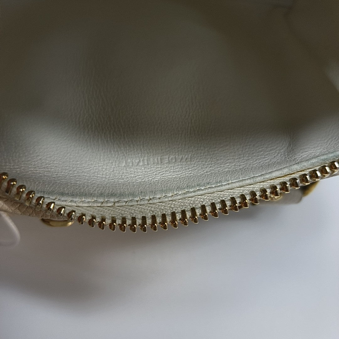 Calfskin Shoulder Bag Mini White