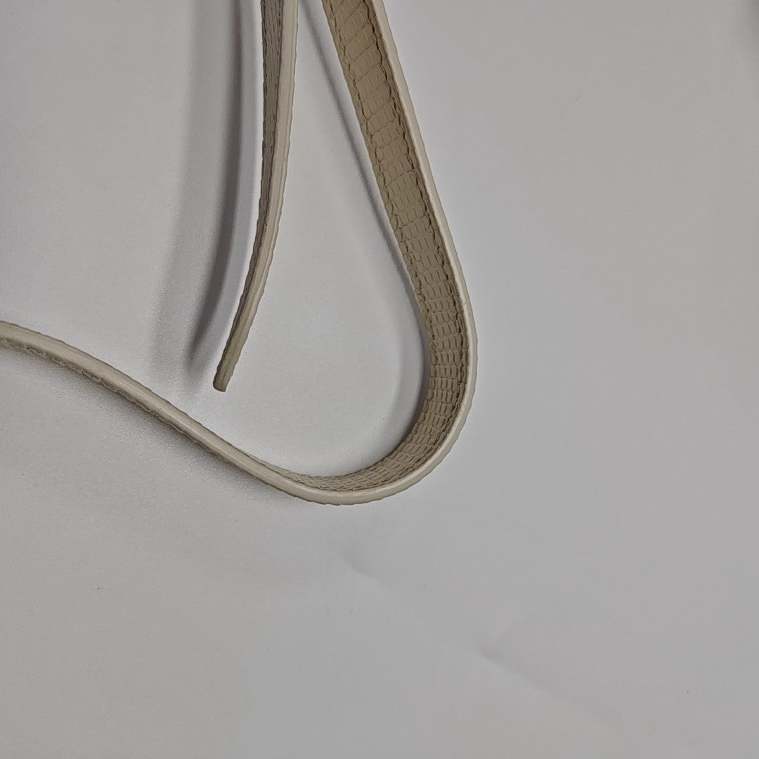 Lady Dior Mini Lizard White