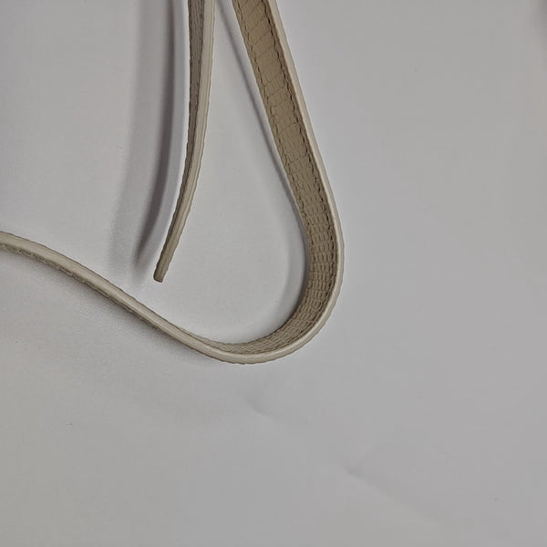 Lady Dior Mini Lizard White
