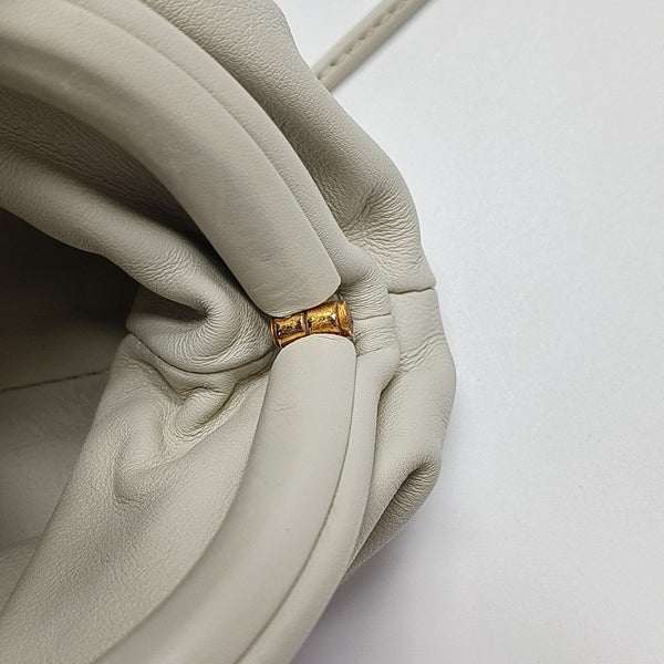 The Pouch Mini Lambskin White