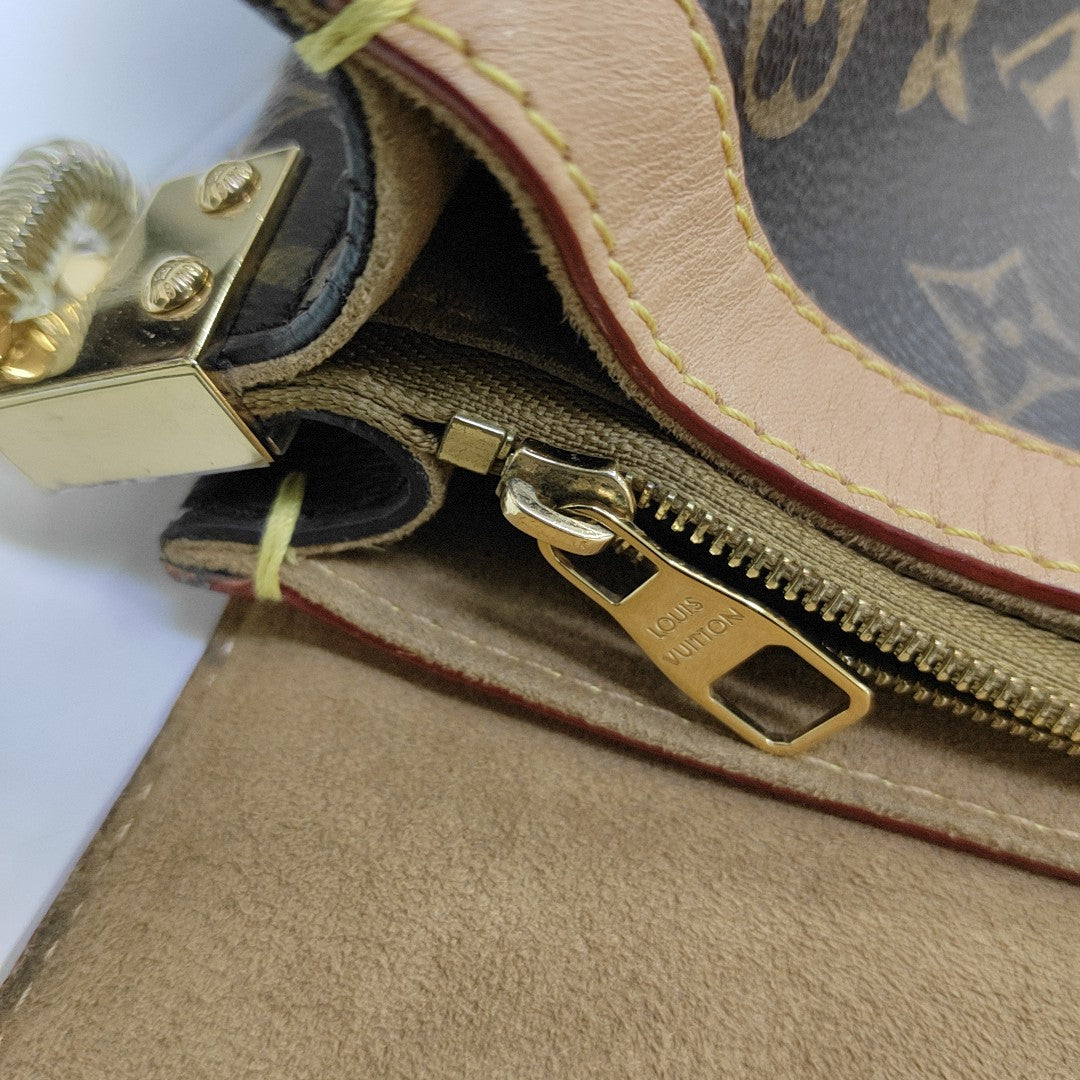 DAUPHINE Coated Canvas Brown