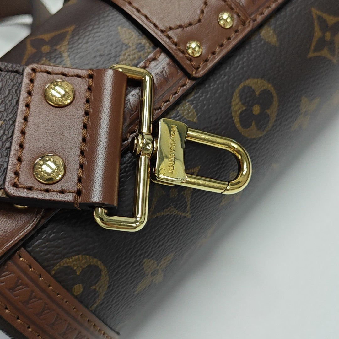 PAPILLON 19 Monogram Coated Canvas Brown