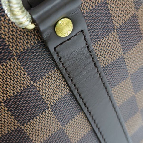 SPEEDY 25 Damier Ebene Coated Canvas Brown