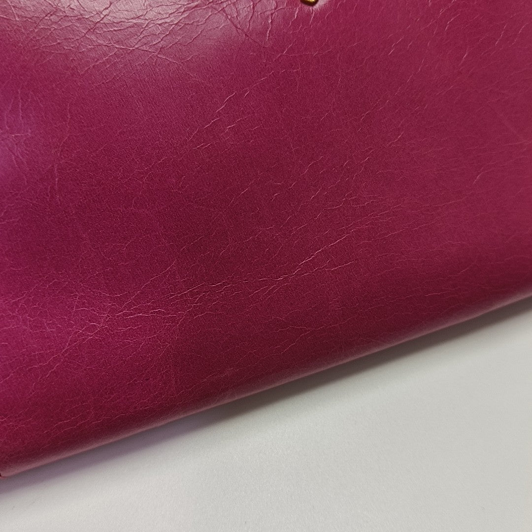 Saffiano Calfskin Wallet Red