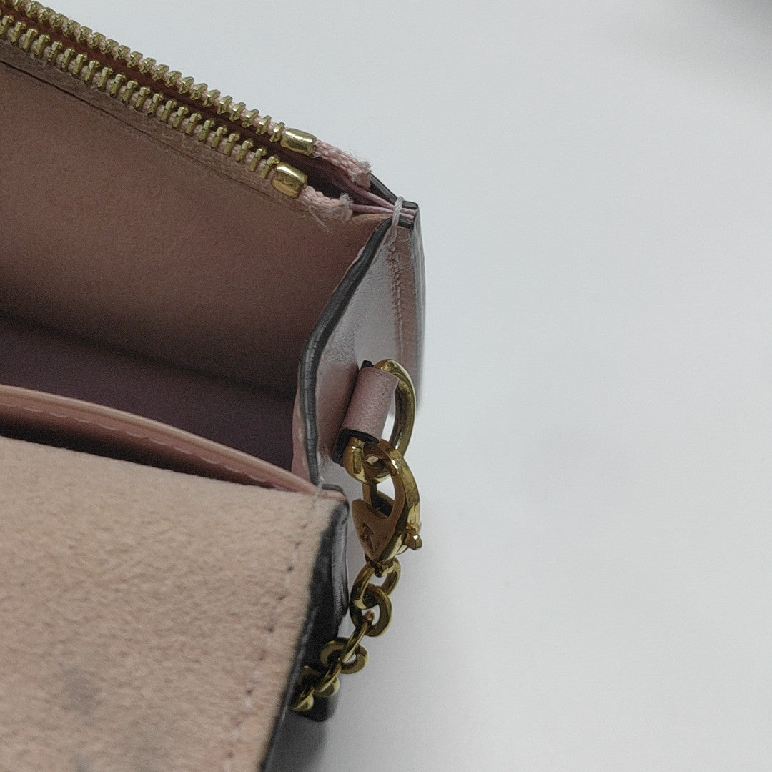 FLORE Monogram Coated Canvas Brown