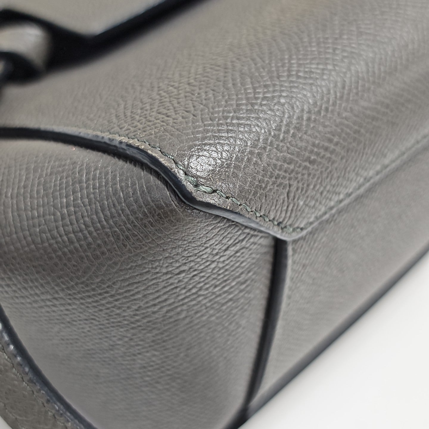 BELT Nano Calfskin Gray