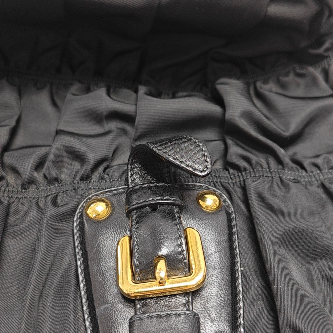Nylon Tote Bag Black