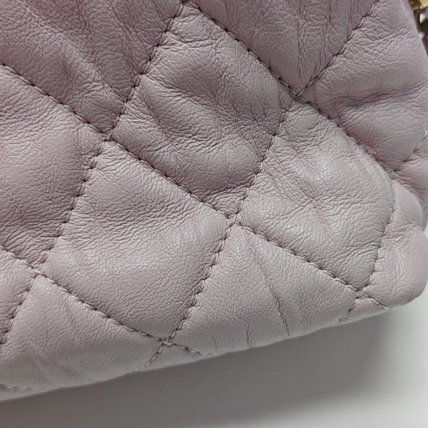 Quilted Lambskin Shoulder Bag Pink